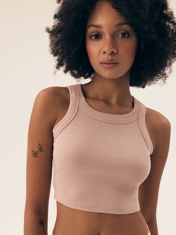 Top 'Crop-Top Nohi mit Rundhalsausschnitt' di Henderson in rosa