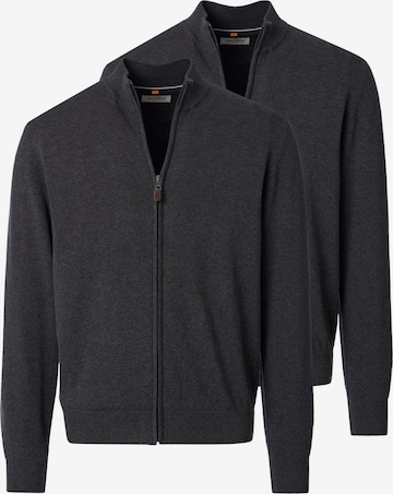 redmond Knit cardigan 'Basic' in Grey: front