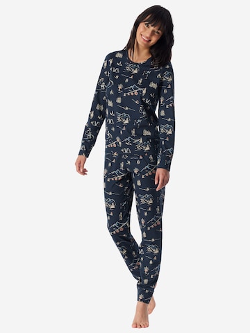 Pyjama ' Family ' SCHIESSER en bleu
