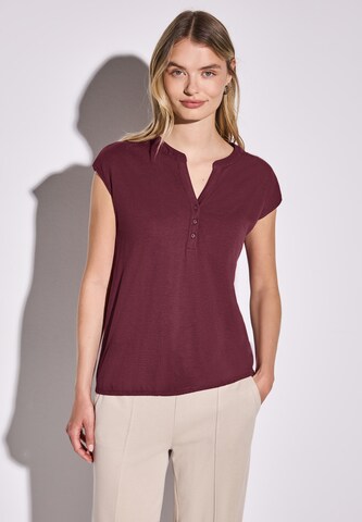 STREET ONE Shirt in Rot: Vorderseite