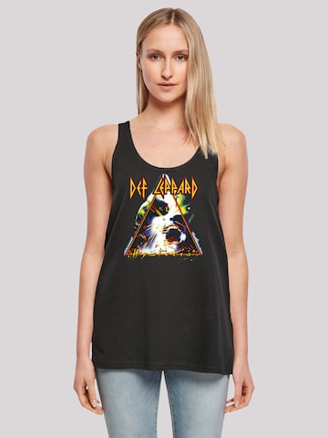 Haut 'Def Leppard Hysteria' F4NT4STIC en noir : devant