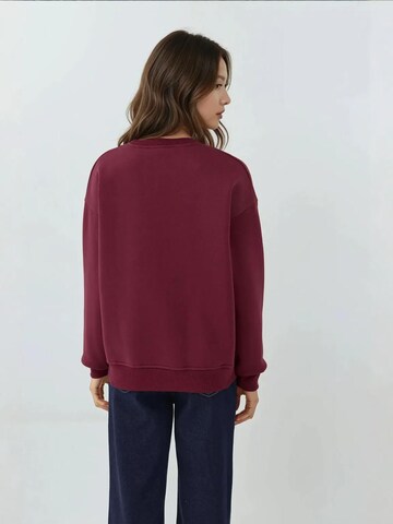 Sweat-shirt 'Sweatshirts' Hiccup en rouge