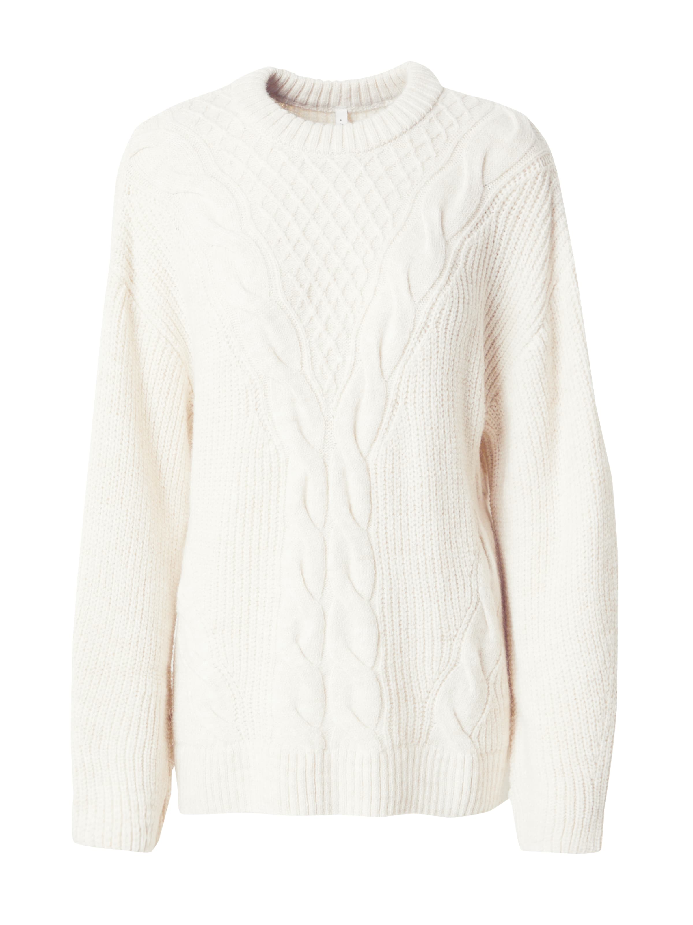 Pull-over 'ONLHOLLY' ONLY en beige : devant