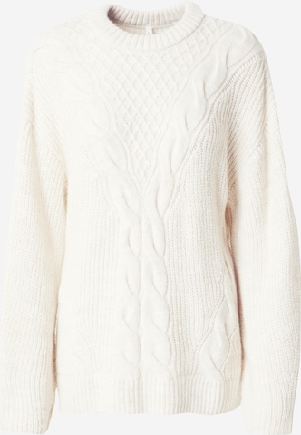 bēšs ONLY Džemperis 'ONLHOLLY': no priekšpuses