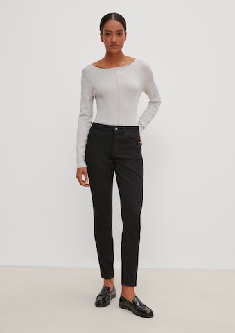 COMMA Slimfit Jeans in Zwart