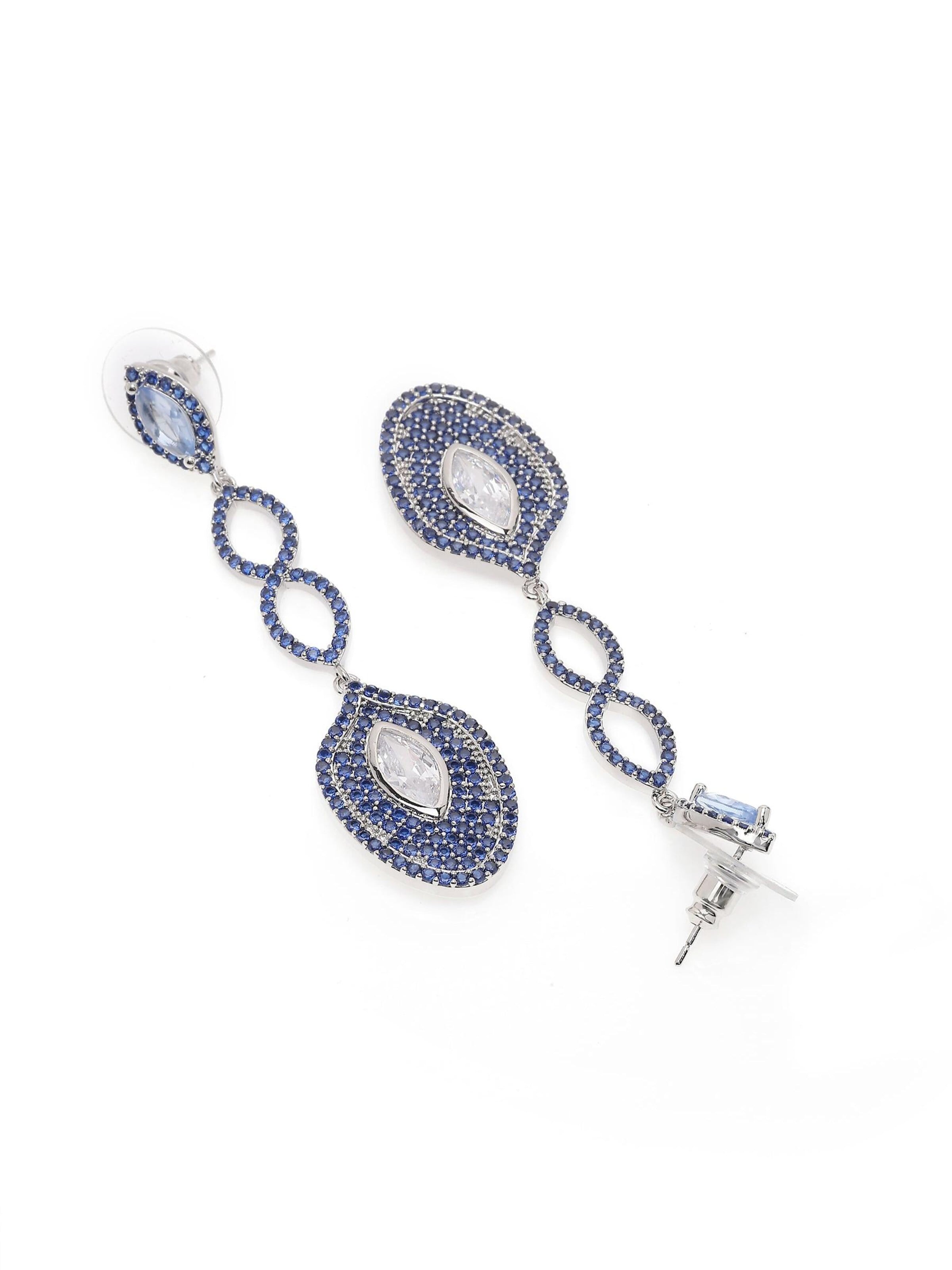 AVANT-GARDE PARIS Oorbellen 'Romina' in Blauw