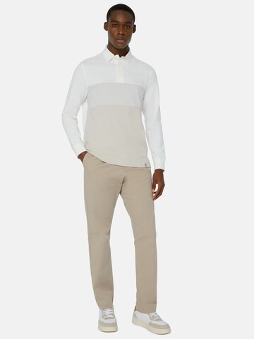 Boggi Milano Slim fit Pleat-Front Pants in Beige