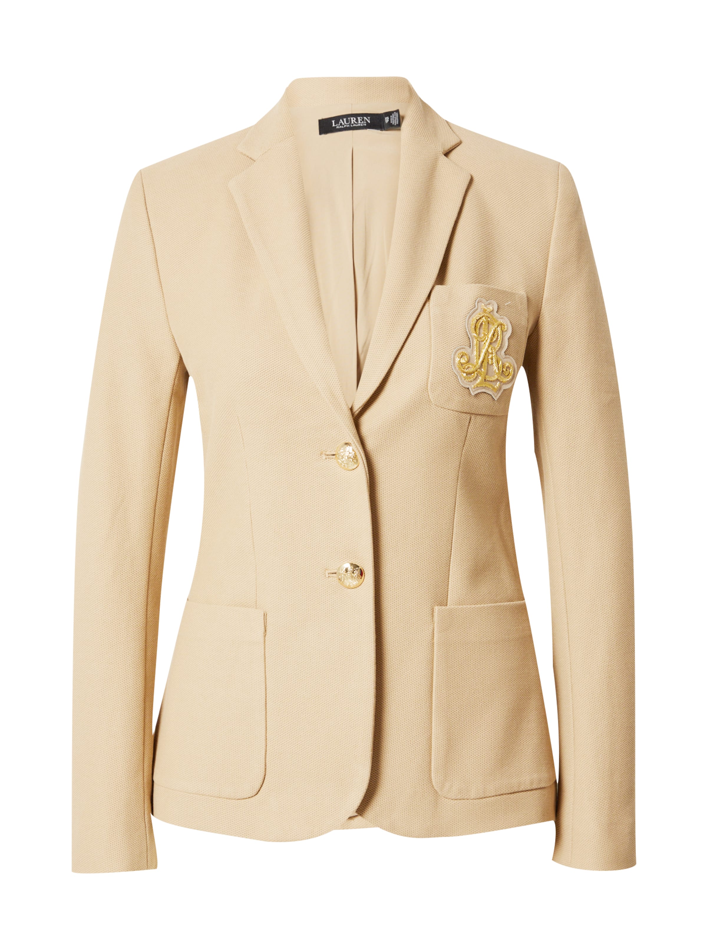 Blazer &#x27;Anfisa&#x27; di Lauren Ralph Lauren in beige: frontale