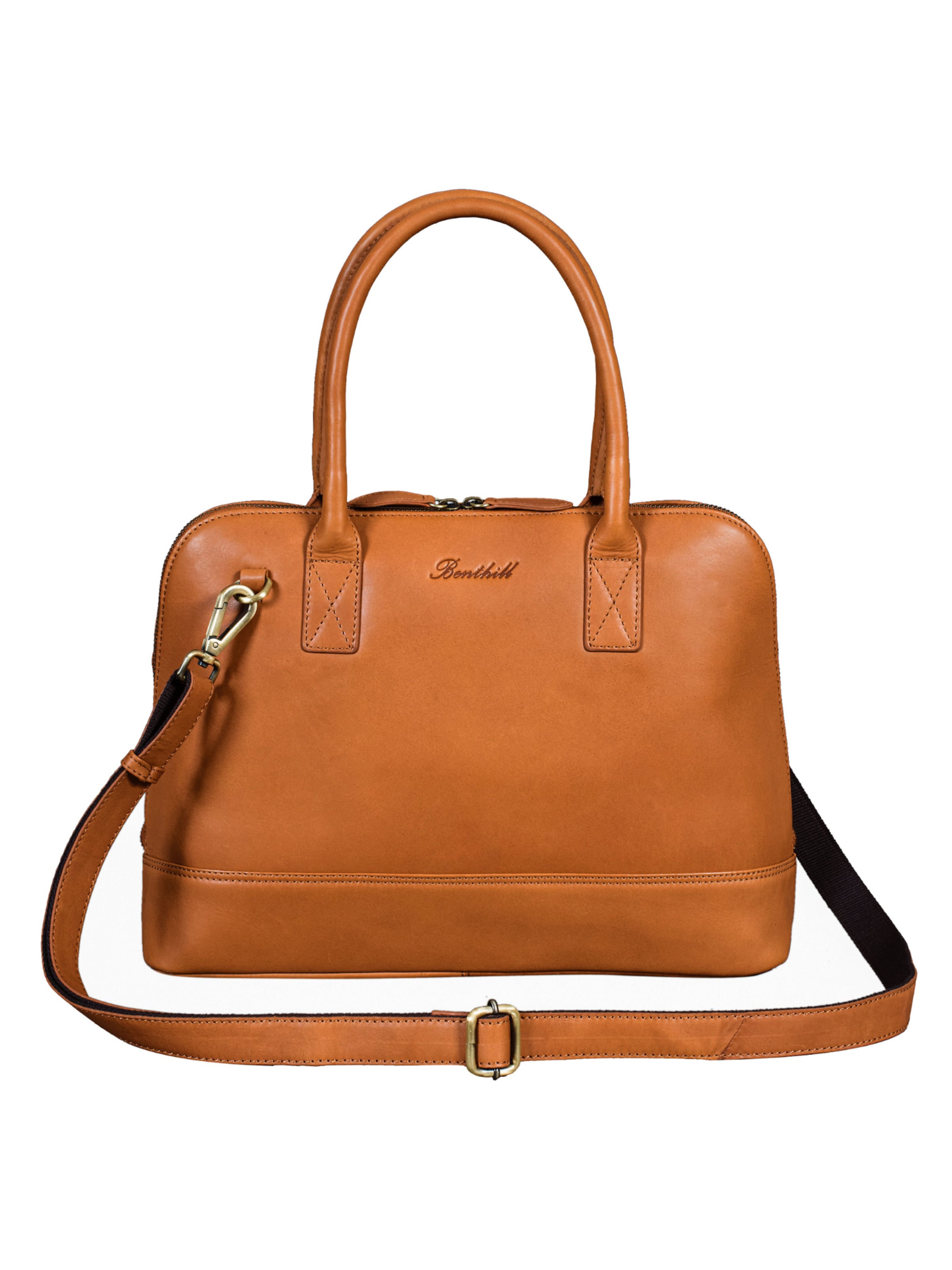 Benthill Handbag in Brown: front