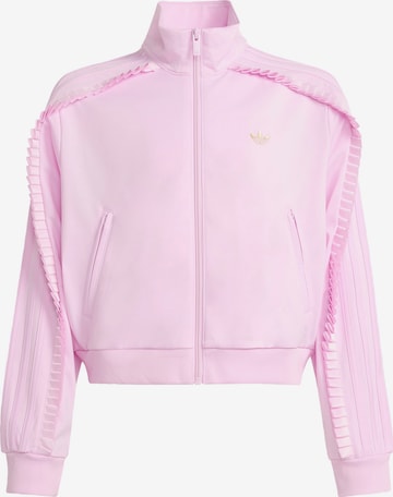 ADIDAS ORIGINALS - Sudadera con cremallera 'Firebird' en rosa: frente