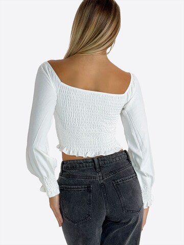 Elara Bluse in Weiß