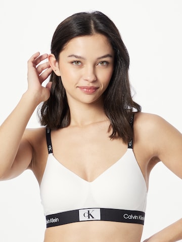 Calvin Klein Underwear Bustier BH i hvid: forside