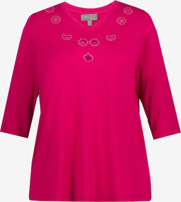 Ulla Popken - Camisa em rosa: frente