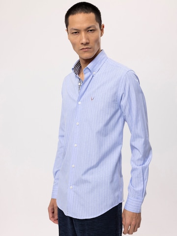 By Diess Collection Regular fit Button Up Shirt in Blue