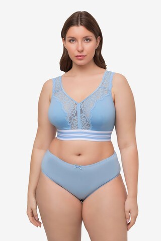 Bustier Soutien-gorge Ulla Popken en bleu : devant