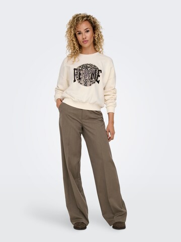 ONLY Sweatshirt in Beige
