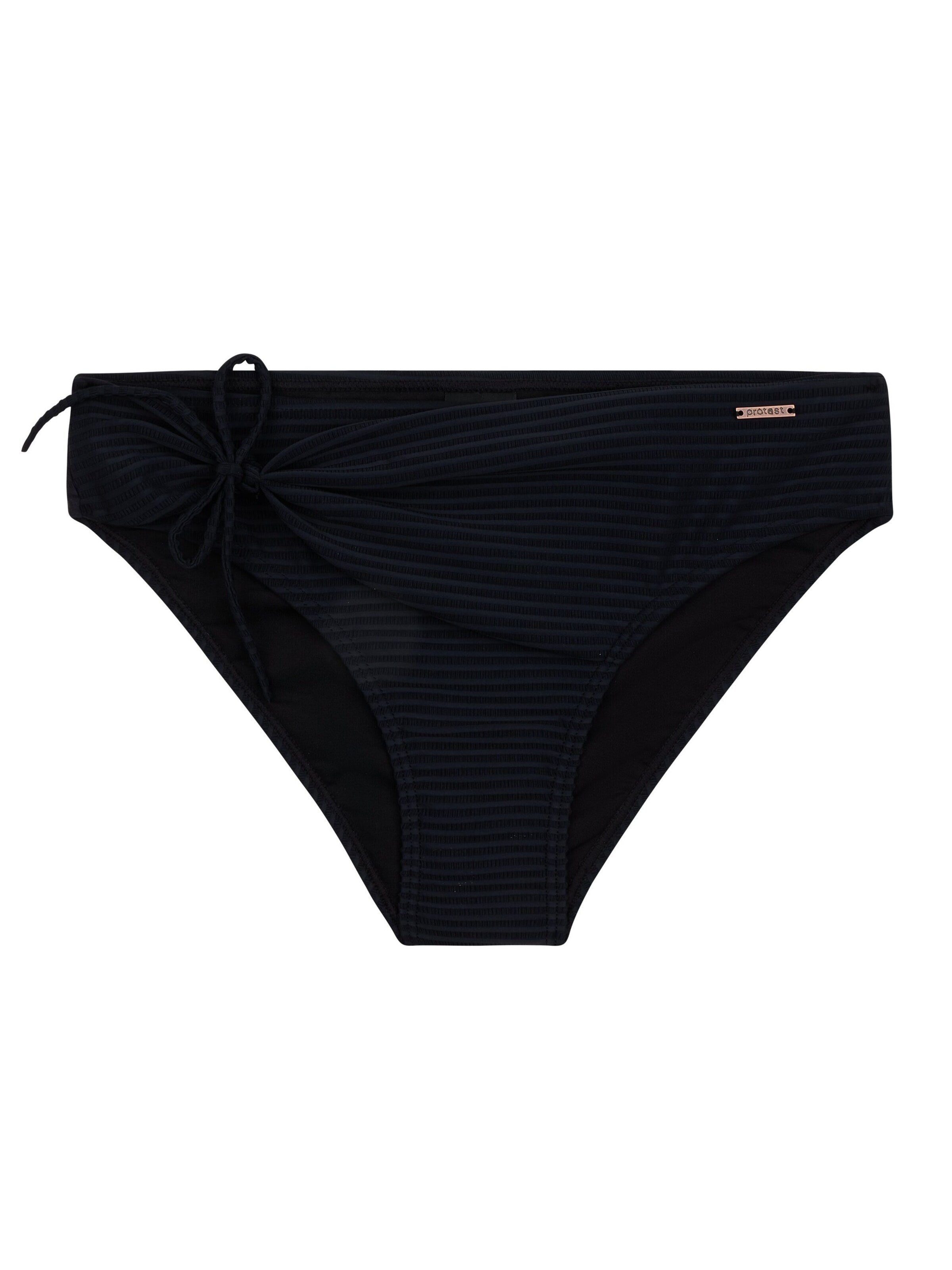 PROTEST Bikinihose 'MIXWrap'‌‌‌ in Schwarz: Vorderseite