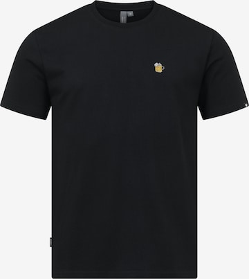 melns Ragwear T-Krekls: no priekšpuses