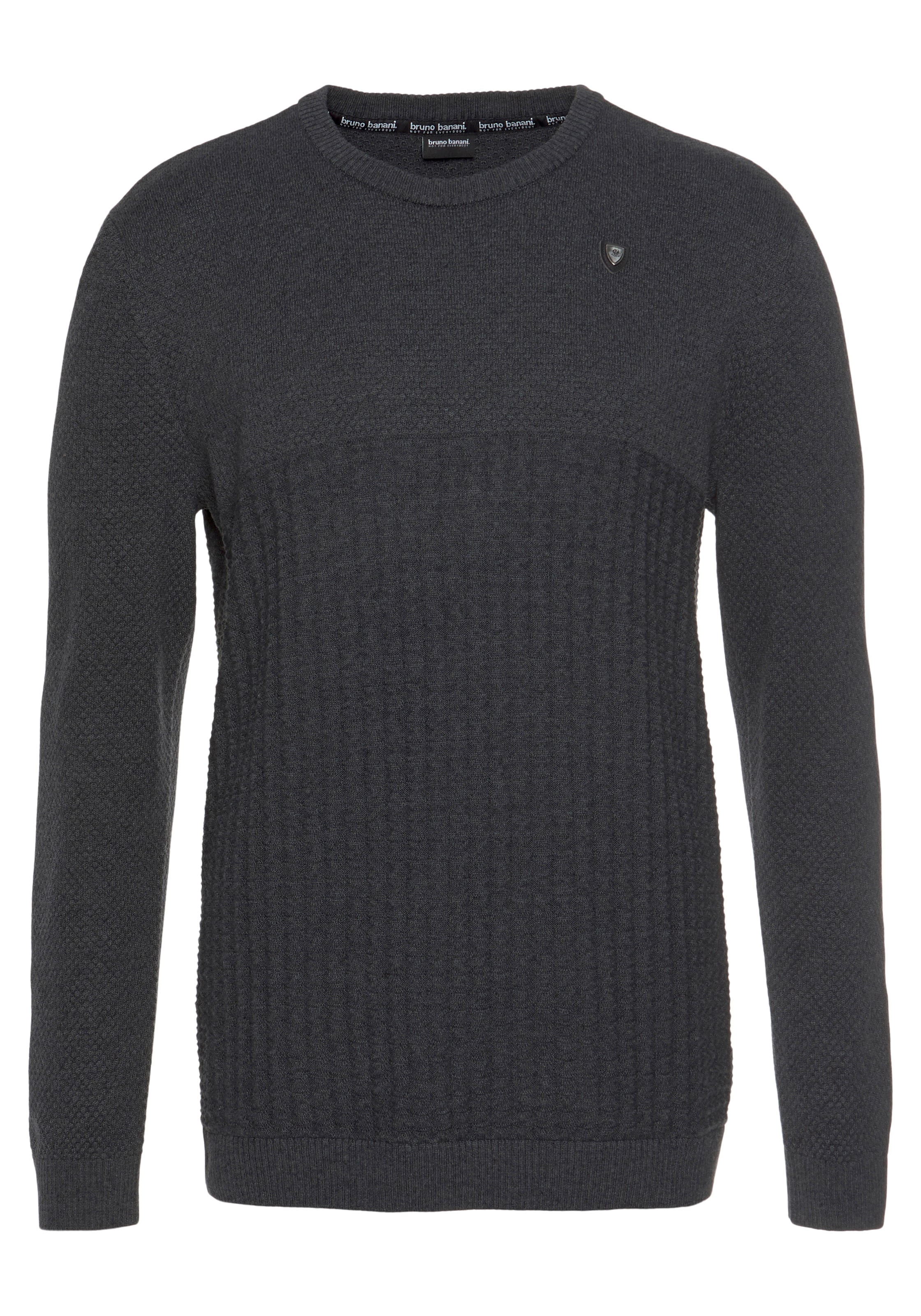 Bruno Banani Pullover in Grau: Vorderseite