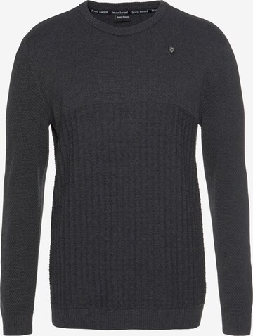 BRUNO BANANI Sweater in Grey: front