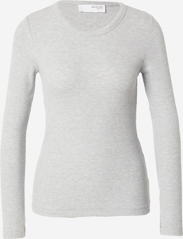 SELECTED Shirt 'SLFDIANNA' in Grey: front