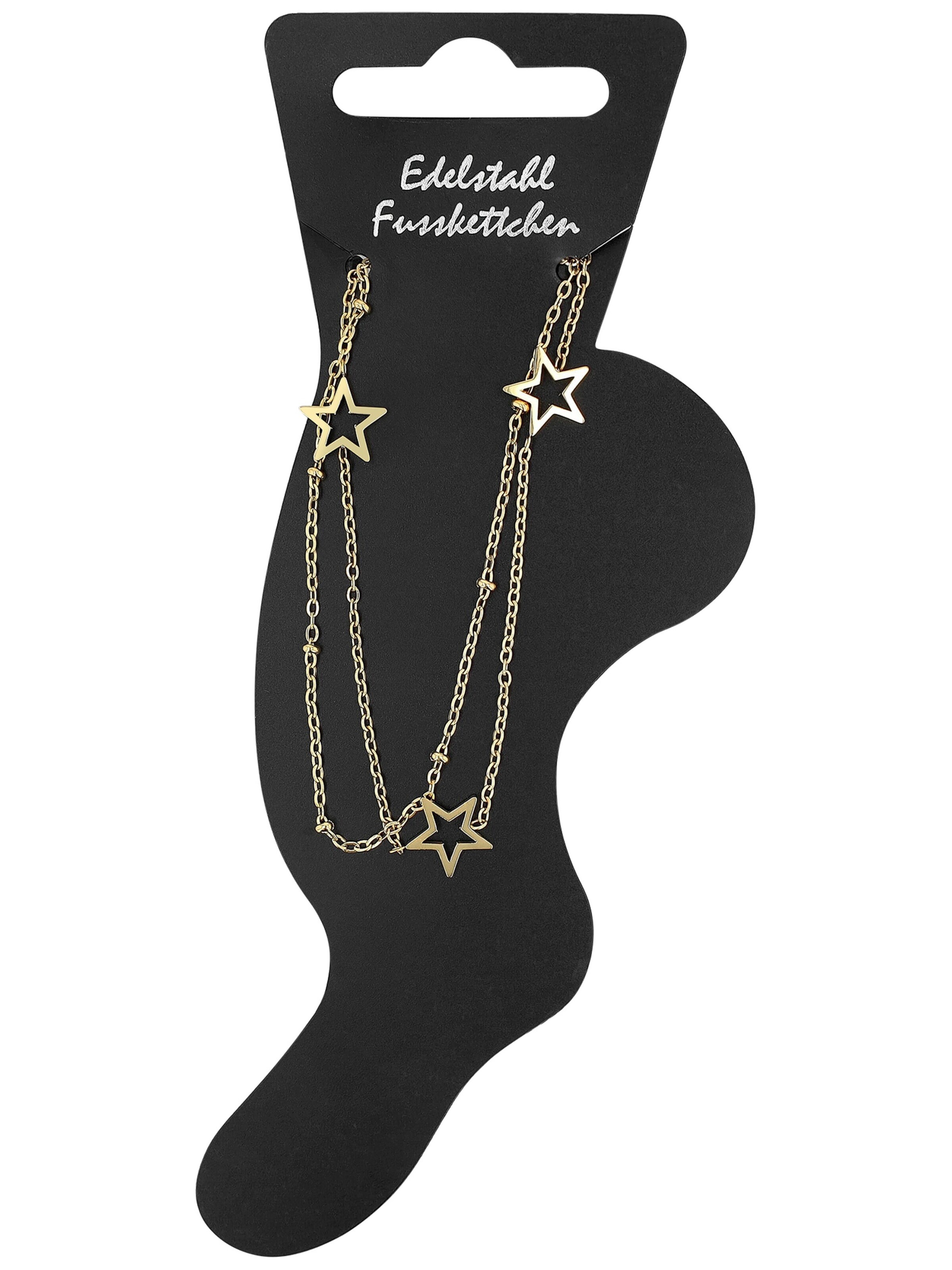 Akzent Fußschmuck 'Svea, langlebig'‌‌‌‌‌‌‌‌‌‌ in Gold