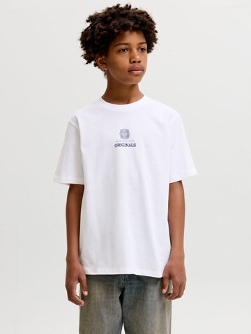 Maglietta 'Junior' di Jack & Jones Junior in bianco: frontale