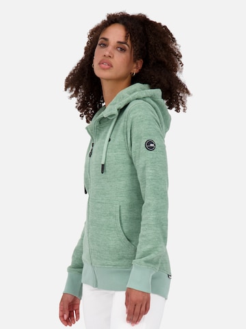 Alife and Kickin Sweat jacket 'Yasmin' in Green