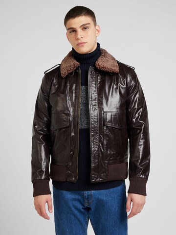 FREAKY NATION Overgangsjakke 'Mr.Gloss' i brun: forside