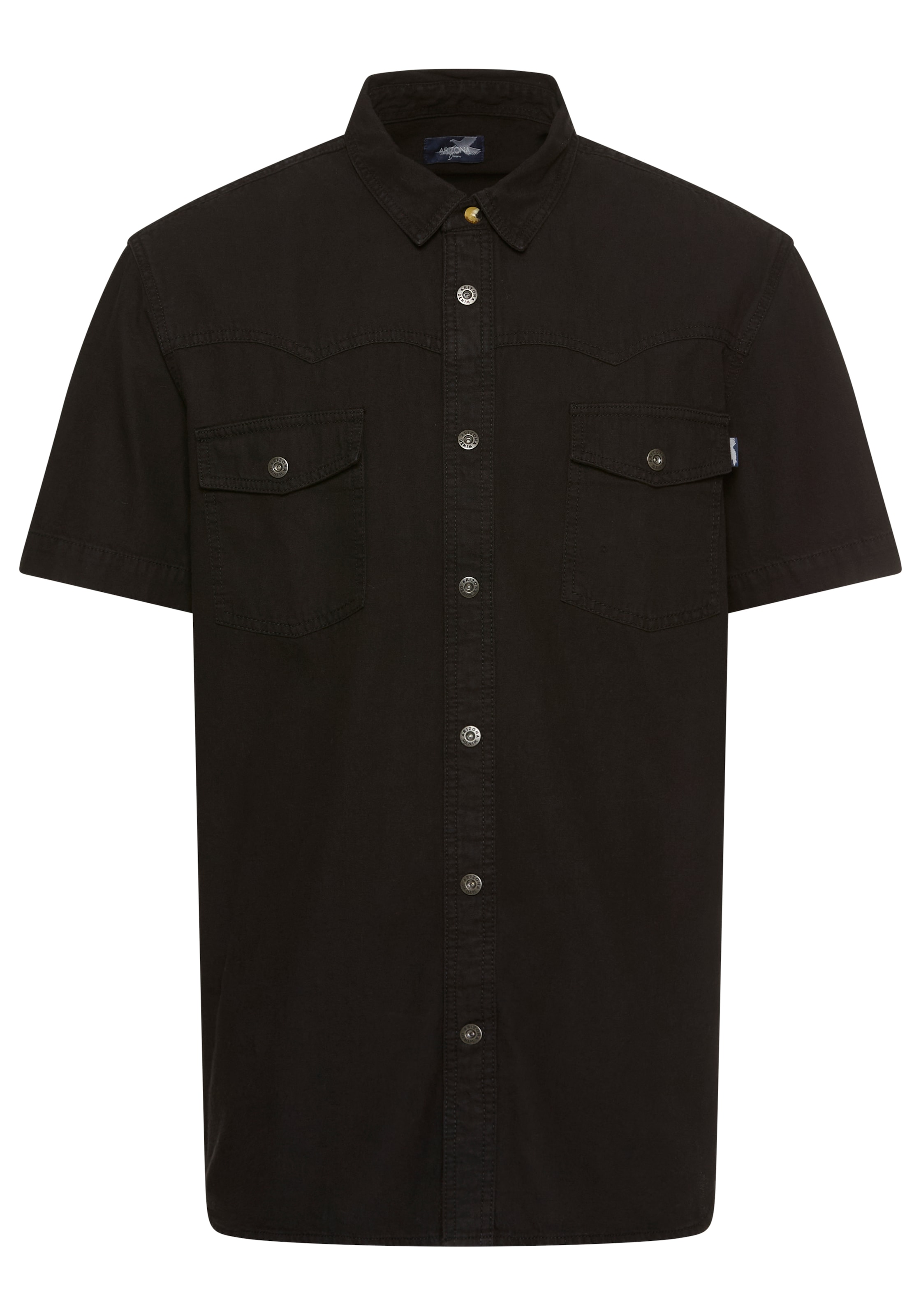 ARIZONA Button Up Shirt 'Arizona' in Black: front