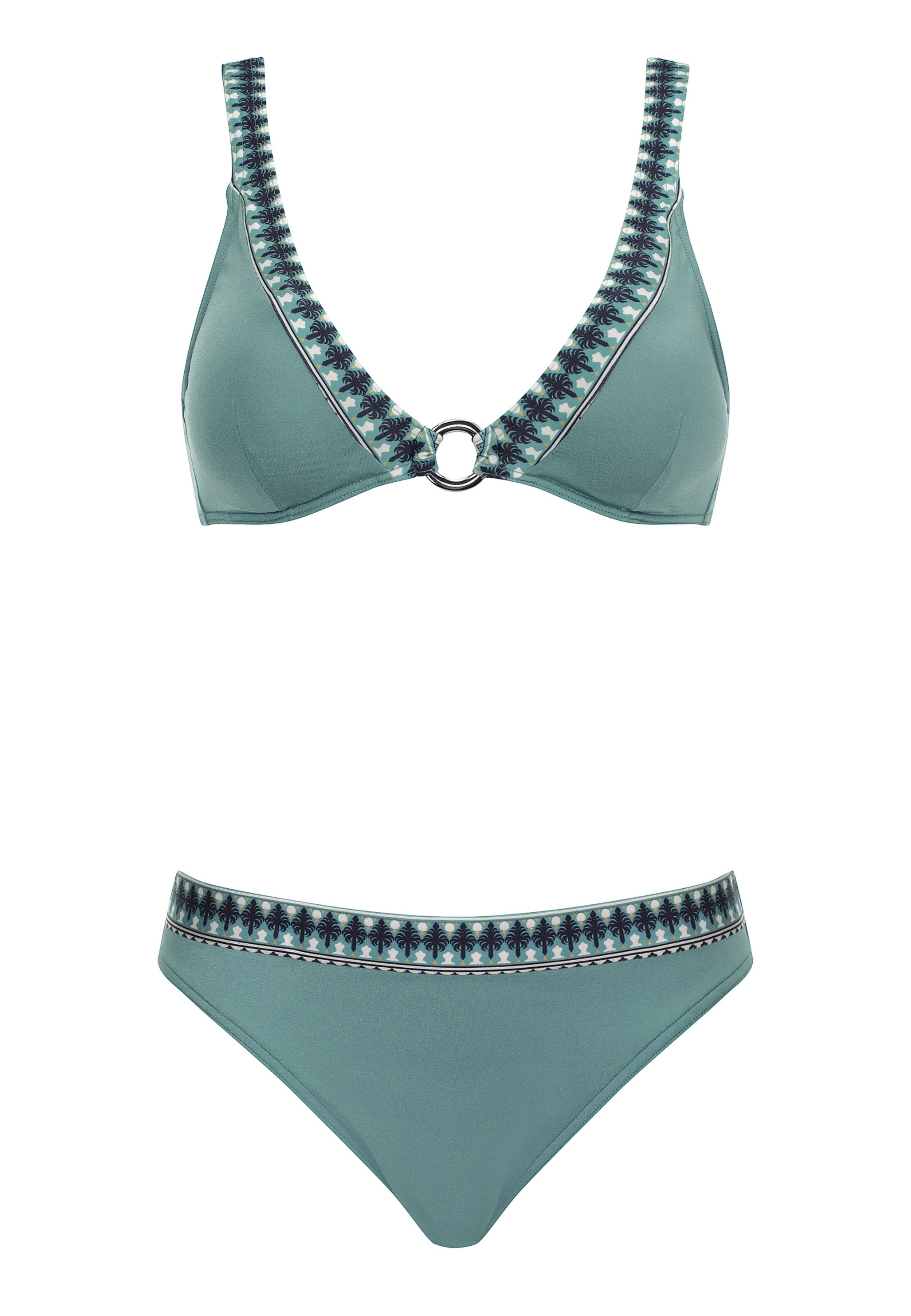 OLYMPIA Push-up Bikini i grøn