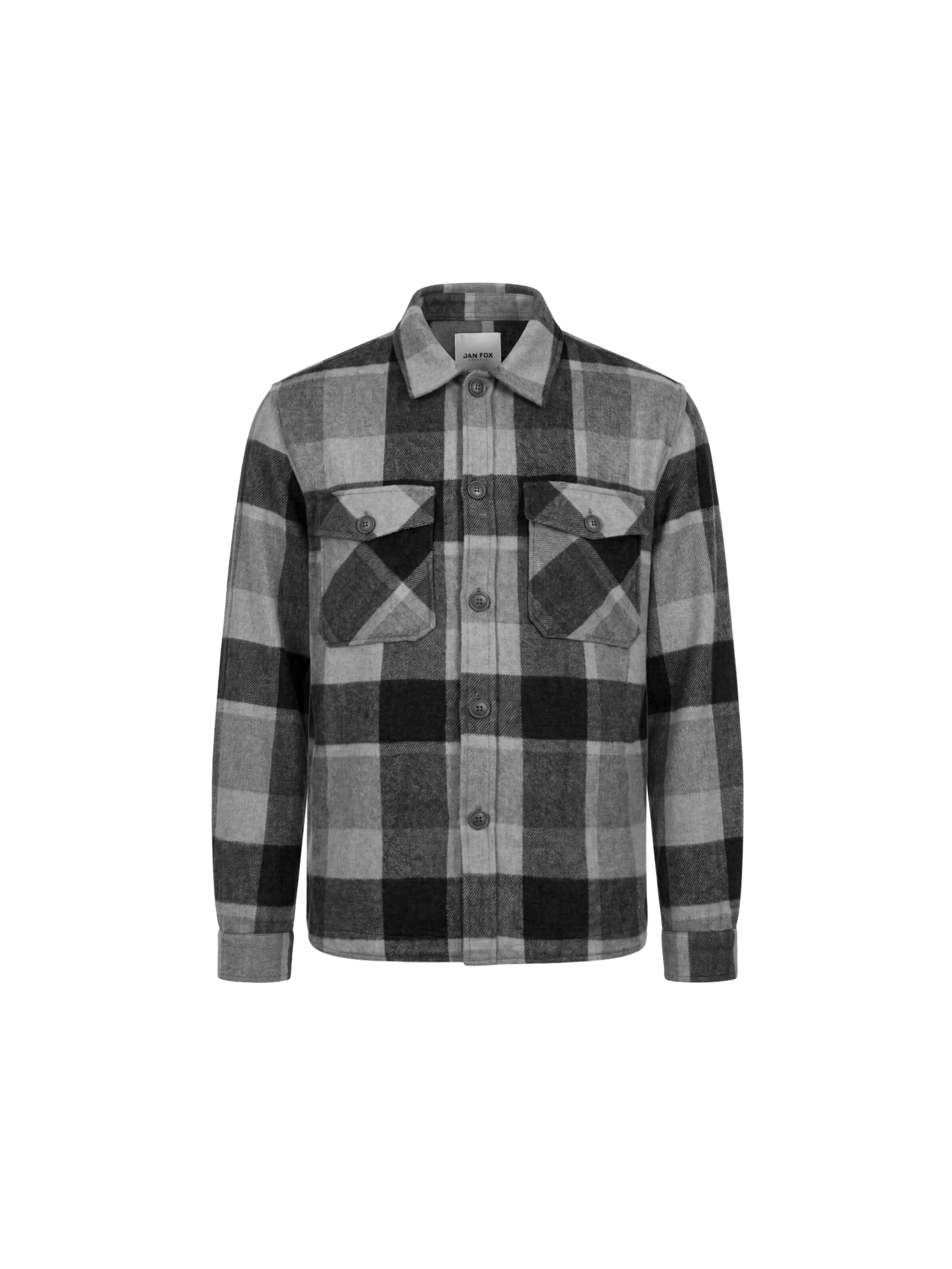 DAN FOX APPAREL Veste mi-saison 'Johann' en S en noir / blanc, Vue avec produit