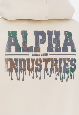 ALPHA INDUSTRIES Mikina - Béžová