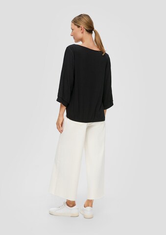 s.Oliver Blouse in Zwart: terug