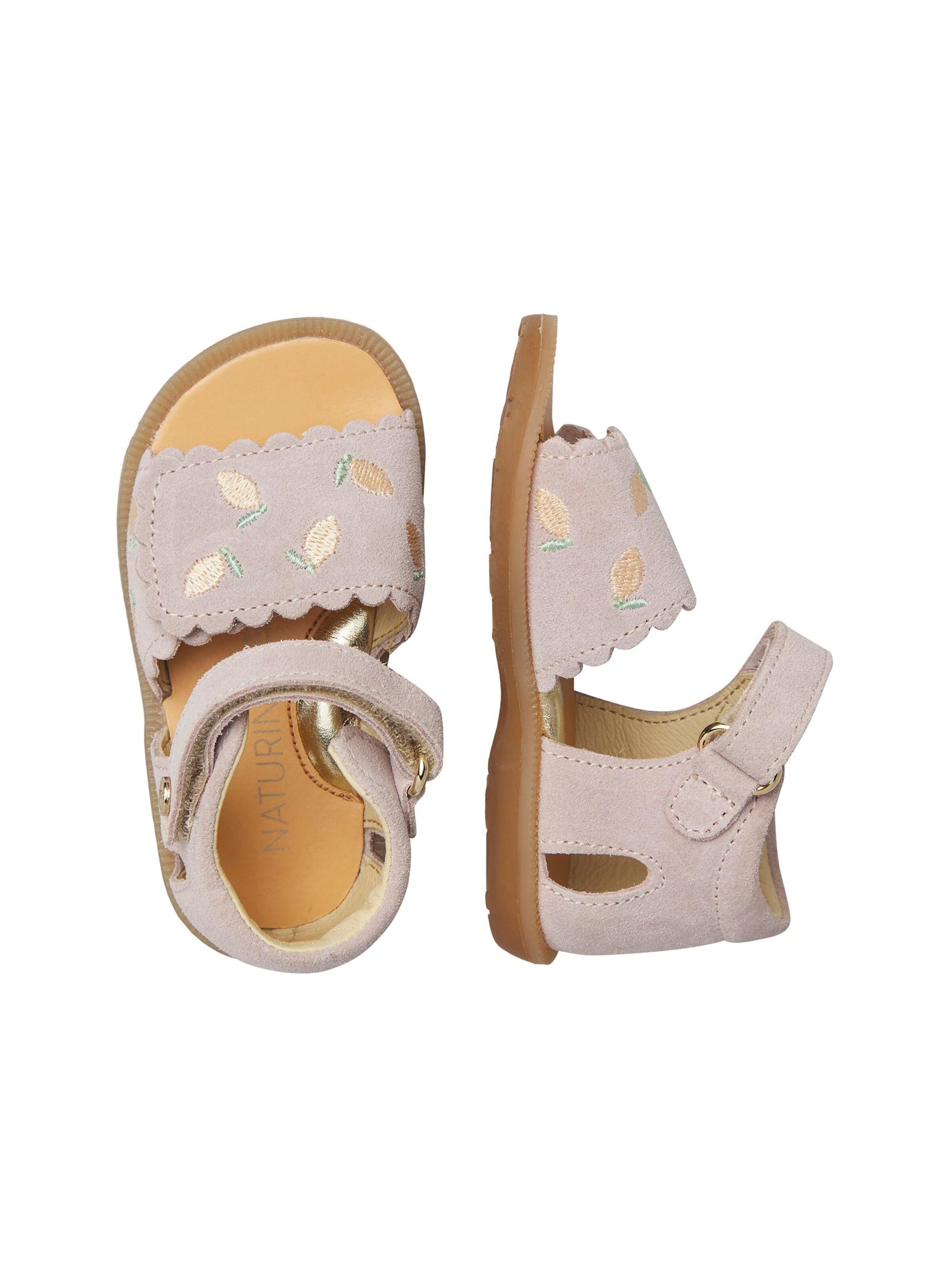 NATURINO Sandal 'MAYA EMBR' in Pink