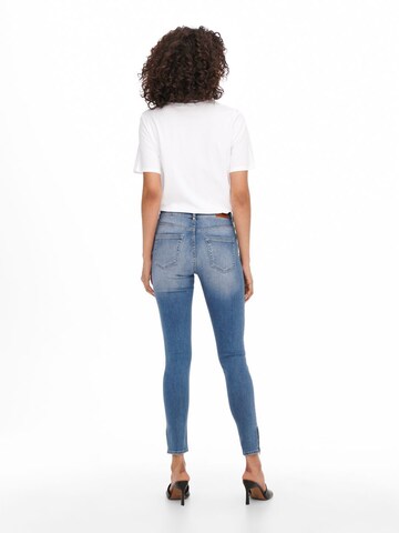 ONLY Skinny Jeans 'Blush' in Blauw