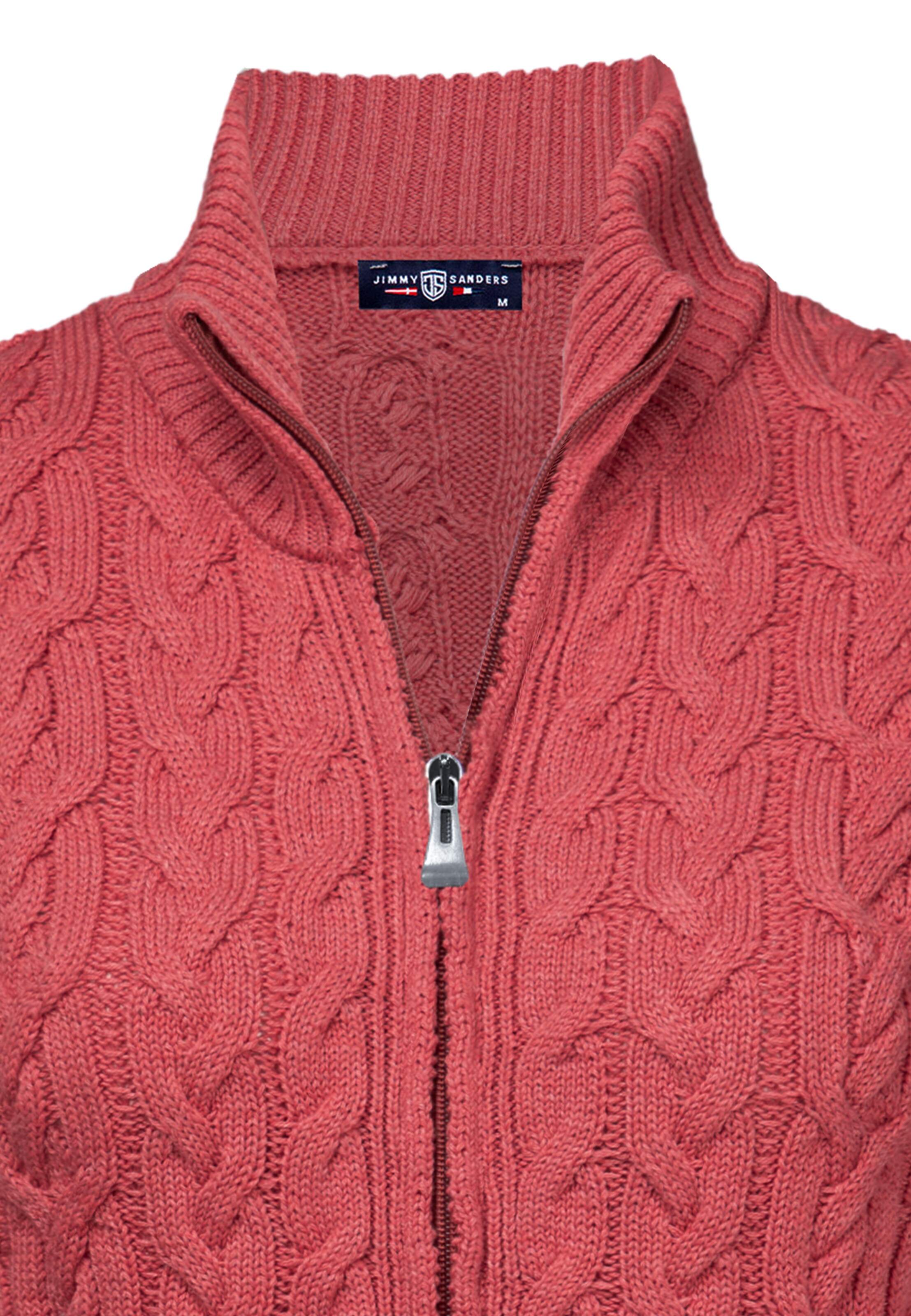 Jimmy Sanders Knit cardigan in Red