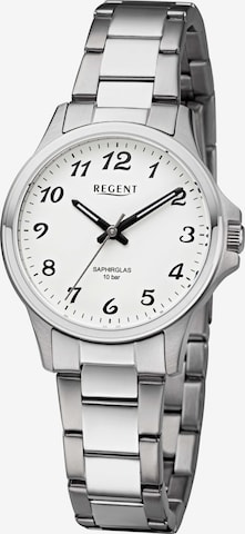 REGENT Analog Watch in Silver: front