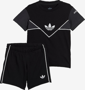 Set 'Adicolor And' ADIDAS ORIGINALS en noir : devant