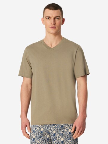 T-Shirt ' Mix Relax ' SCHIESSER en beige : devant