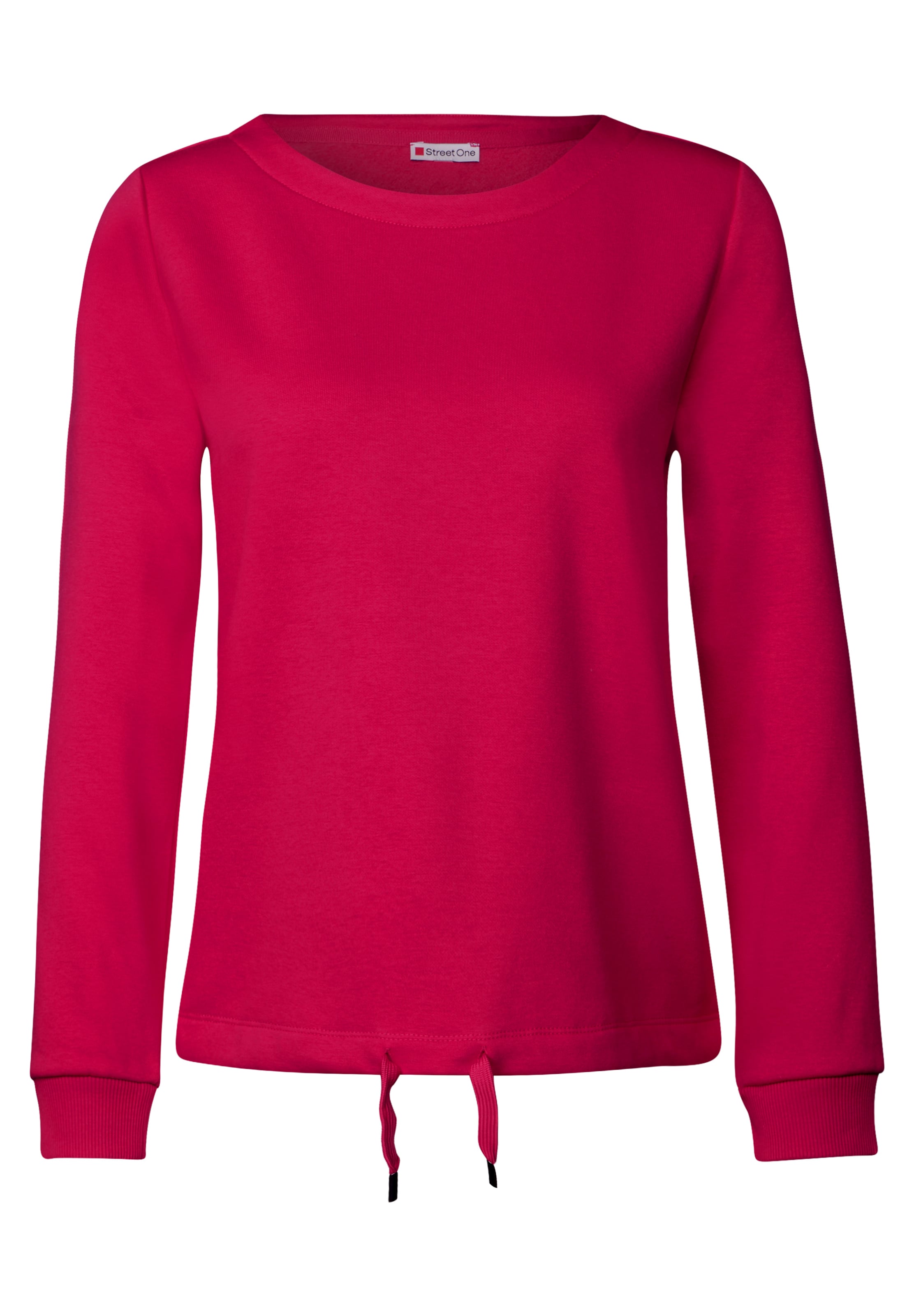 STREET ONE Sweatshirt in Pink: Vorderseite
