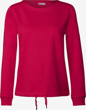 STREET ONE Sweatshirt in Pink: Vorderseite