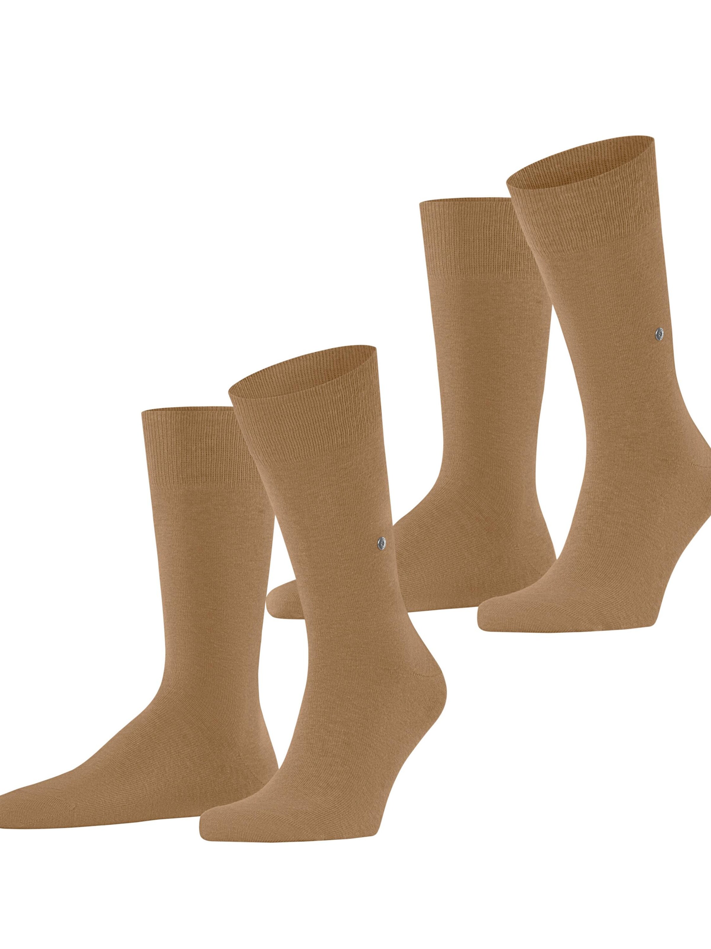 BURLINGTON Socks 'Everyday 2-Pack' in Brown: front