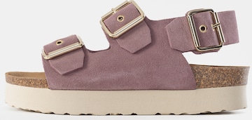 Bayton Strap sandal 'Rosa' in Purple: front