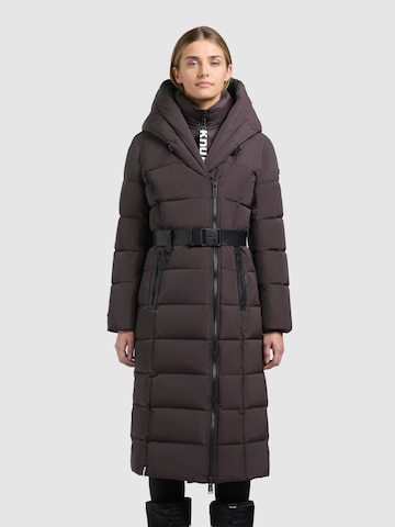 khujo Winterjas 'Janessa' in Lila: voorkant