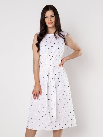 Quiosque Dress '4SD001' in White: front