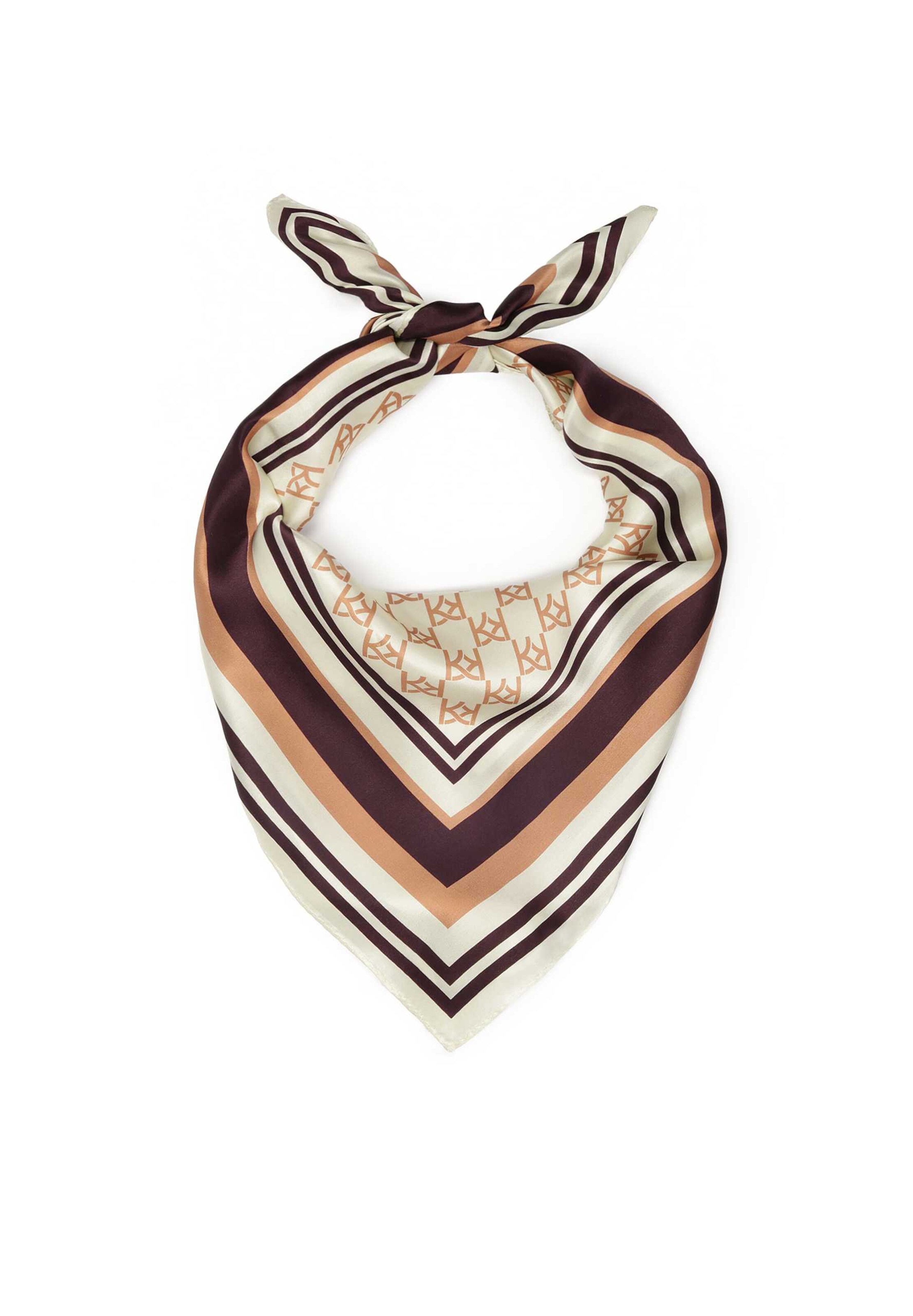 Kazar Tuch in beige / creme / braun, Produktansicht