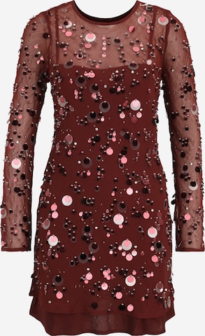 Robe de cocktail TOPSHOP en rouge : devant