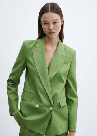 MANGO Blazer 'Tempoli' in Green: front