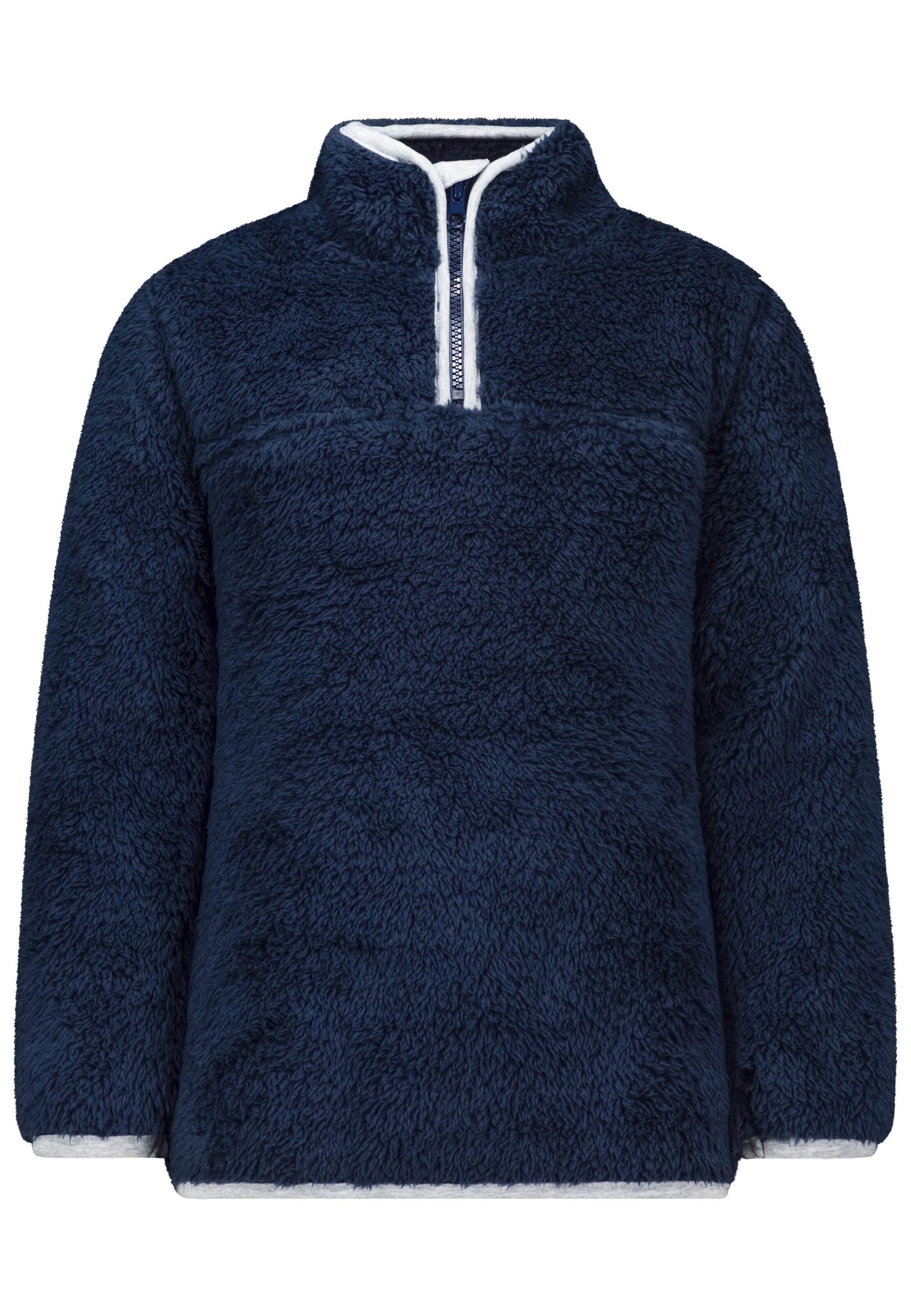 SALT AND PEPPER Sweater 'Feuerwehr Einsatzleiter' in Blue: front